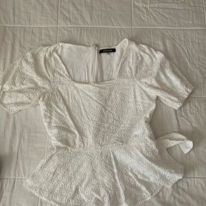 Sugarlips eyelet tie top XL